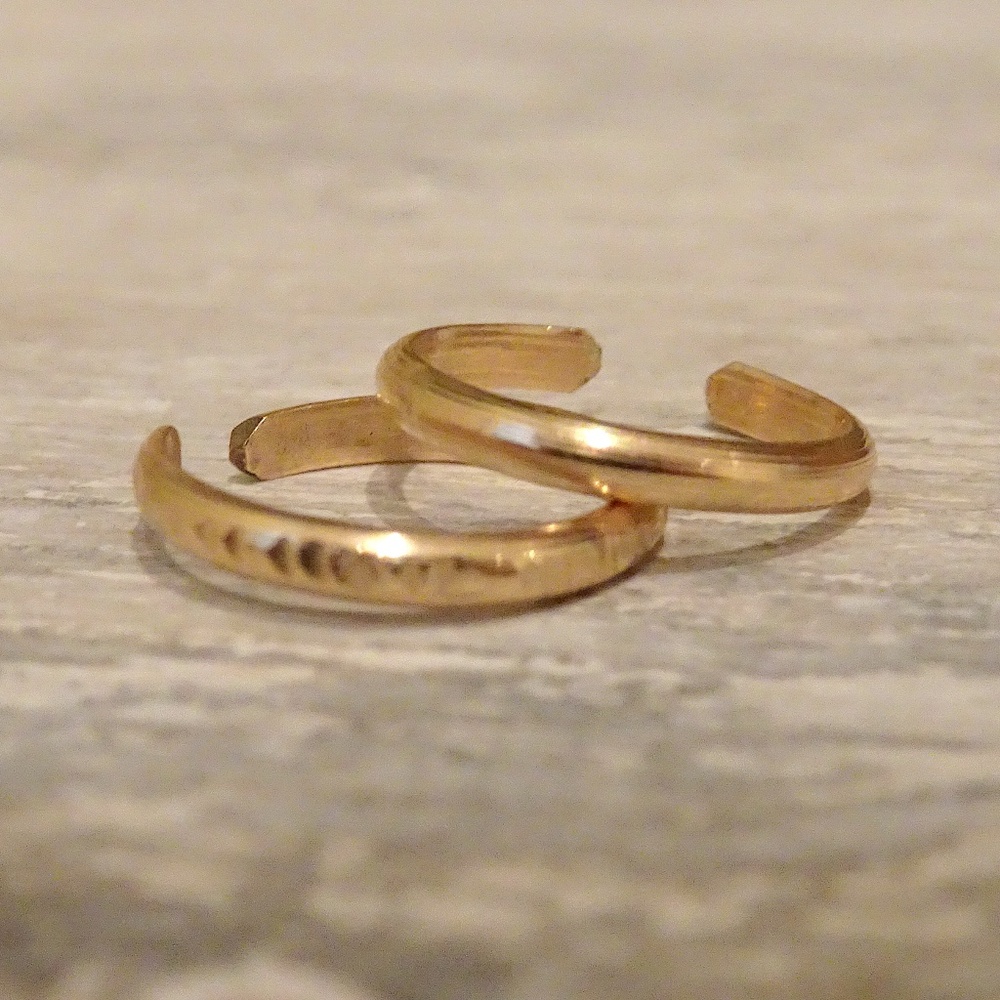14K Gold Filled Thin Conch Ear Cuffs - Set of 2 - Brand New, Never Been Worn